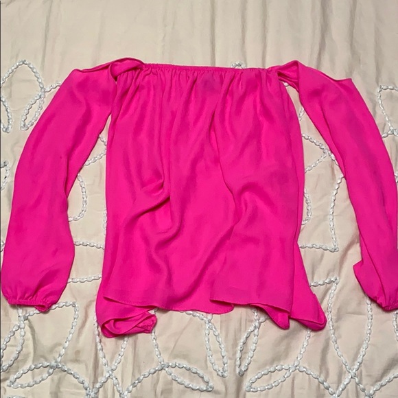 Hot Pink Blouse - Picture 5 of 7